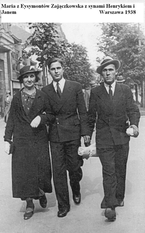 Maria Zajączkowska z synami